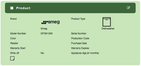 Smeg dishwasher service call